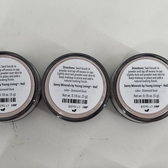 Lot of 6 Young Living Savvy Minerals Veil Diamond Dust - Picture 4 of 4